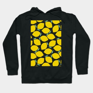 Yellow Lemon Pattern Hoodie